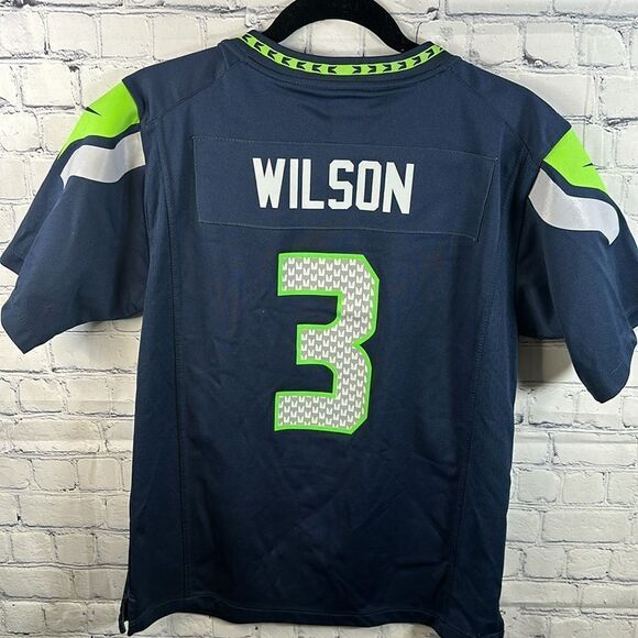🏈 Russell Wilson Seahawks Children’s Jersey - Size Large - Picture 5 of 5